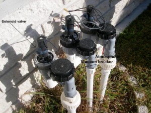 Three Atmospheric Vacuum Breakers with Solenoid valves.